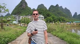 Dutch tourist learns Tai Chi in S China's tourist county