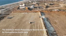 Gaza: Extensive preparations by the IDF to receive the floating pier for humanitarian aid in Gaza continue
