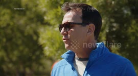 USA: Girl Scouts Plant Tree for Earth Arbor Day With Mayor Speaking in Santa Clarita
