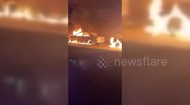Nigeria: Up to 300 cars burned in a traffic jam in Abeokuta, at least 5 people died