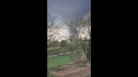 Train Conductor Finds Himself Caught In Tornado's Path