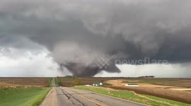 Massive Wedge Tornado Near Shelby, Iowa