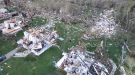 US: Footage Of Tornado Aftermath In Nebraska 3