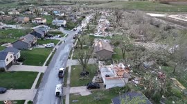 US: Footage Of Tornado Aftermath In Nebraska
