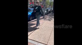 US: Pro-Palestine Protest Marches Through New Haven, Connecticut