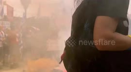 Israel: Protesters Gather Outside Gantz Home Demanding His Resignation 6