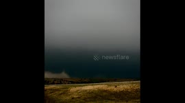 EF-3 multi-vortex wedge tornado near Elba, Nebraska on Friday afternoon
