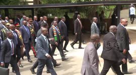 Kenyan president concludes visit to Zimbabwe