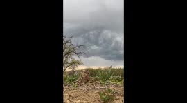 Captivating turbulence: unveiling the dynamics of a thunderstorm
