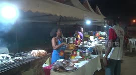 Abidjan barbecue food festival held in Cote d'Ivoire