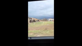Nebraska tornado leaves trail of destruction