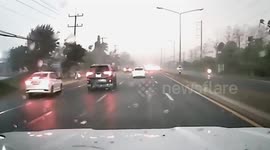 Storm blows branches onto electricity cables causing explosion