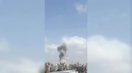 Gaza: Israeli fighter jets bomb a residential building in central Gaza City