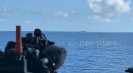 Chinese Navy ship spotted 'shadowing Philippine, US, and French vessels'  during joint military exercise