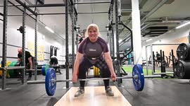 Britain's strongest gran bidding for gold months after taking up powerlifting
