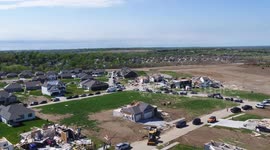 Homes destroyed after tornado in Elkhorn, Nebraska