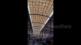 Fist-sized hailstones pummel southern China