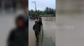 Heavy rainfall inundate roads, houses in Northern India, rescue operations underway