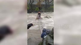 Tragedy strikes after vehicle carrying nine falls into rivulet in northern India