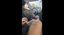 Parking lot standoff: Hilarious confrontation over one-way route