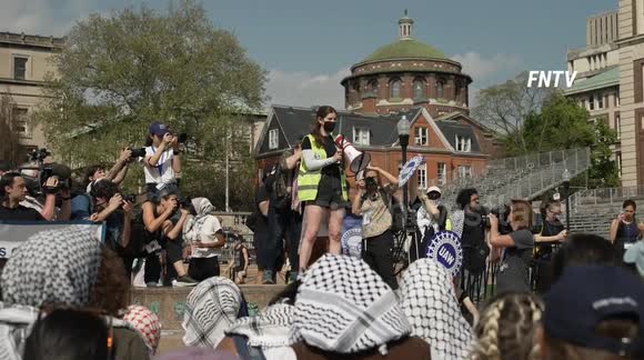 Columbia University Student Protesters DEFY Dispersal Deadline
