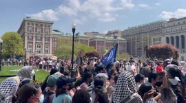 US: Pro-Palestine Protesters At Columbia University Defy Order To Vacate Encampment 2