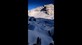 Pillow Skiing In Switzerland