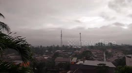 Indonesia: Volcanic Smoke Shrouds Skies After Mount Ruang Eruption 2