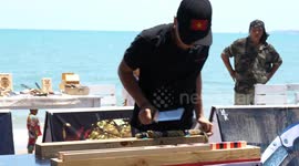 Chefs compete in awesome knife cutting competition in Thailand