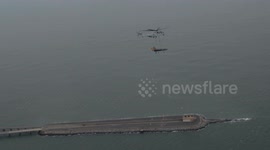USA: Marine’s new CH-53K helicopter transports F-35 airframe between test sites