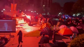 USA: The City College of New York at the Gaza Solidarity Encampment in NYC