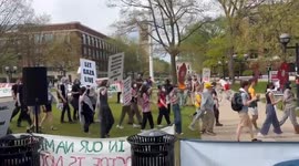 US: Pro-Palestinian Protests At University Of Michigan Enter Second Week 2