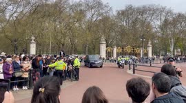 The Duke and Duchess of Edinburgh arrive at Buckingham Palace