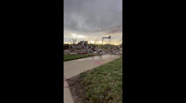 Devastation in Elkhorn: cleanup begins after tornado strikes Omaha, Nebraska