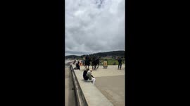 Realistic apes ride horses in San Francisco for blockbuster commercial