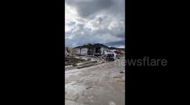 US: Footage Of Tornado Devastation In Nebraska 2