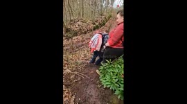 Random family walk turns into HILARIOUS slipping adventure