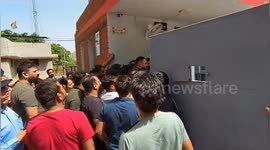 Parents forced their way into school in India after receiving fake bomb threats