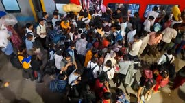 India's public transport sees mad rush for International Labour Day holiday