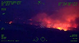 USA: HCSO Aviation Unit Takes to the Skies to Combat Brush Fire Threat