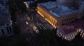 Georgia: Thousands of people protesting in Tbilisi