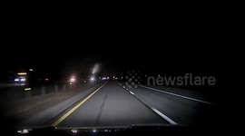 Officer pulls driver and passenger from burning car in Indiana