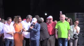 Brazil: President Lula participates in the event celebrating the national Labor Day holiday in Sao Paulo