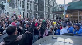 USA: Palestine solidarity rally continues in Manhattan, New York