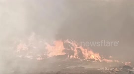 Fire engulfs scrap godown in southern India; garbage suspected as cause