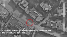 Lebanon: Strike on military compound where Hezbollah members operated in the area of Ayta ash Shab