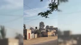 Palestine: Bombing of homes by Israeli warplanes in Rafah