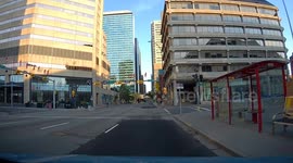 Van Running Red Light