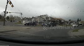 Car Turns and Almost Causes Accident