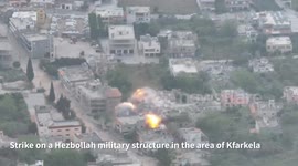 Lebanon: Fighter jets struck Hezbollah terrorist targets, including Hezbollah